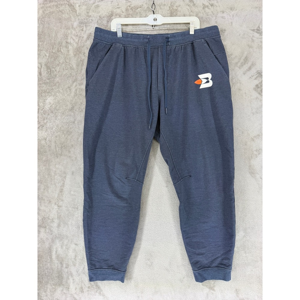 Lululemon City Sweat Joggers Mens 3XL Blue Heathered Logo Athletic Pants 24591